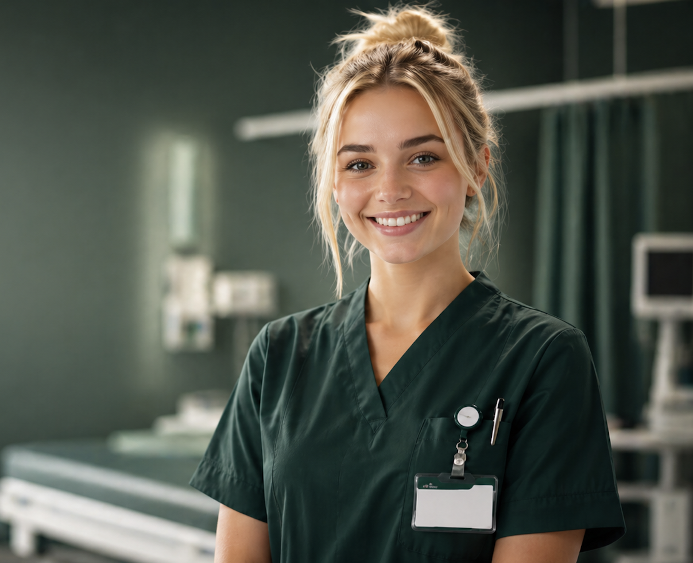 Professional locum nurse representing JobPrism primary care recruitment